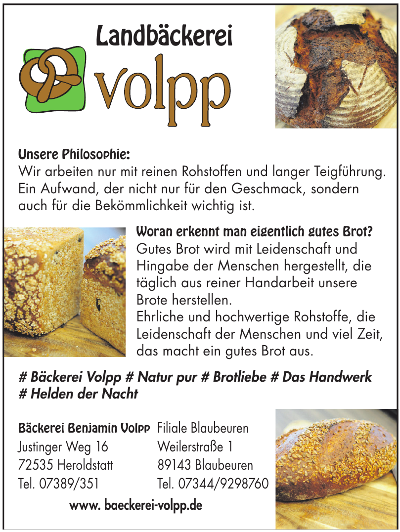 Bäckerei Benjamin Volpp Bäckerei Benjamin Volpp
