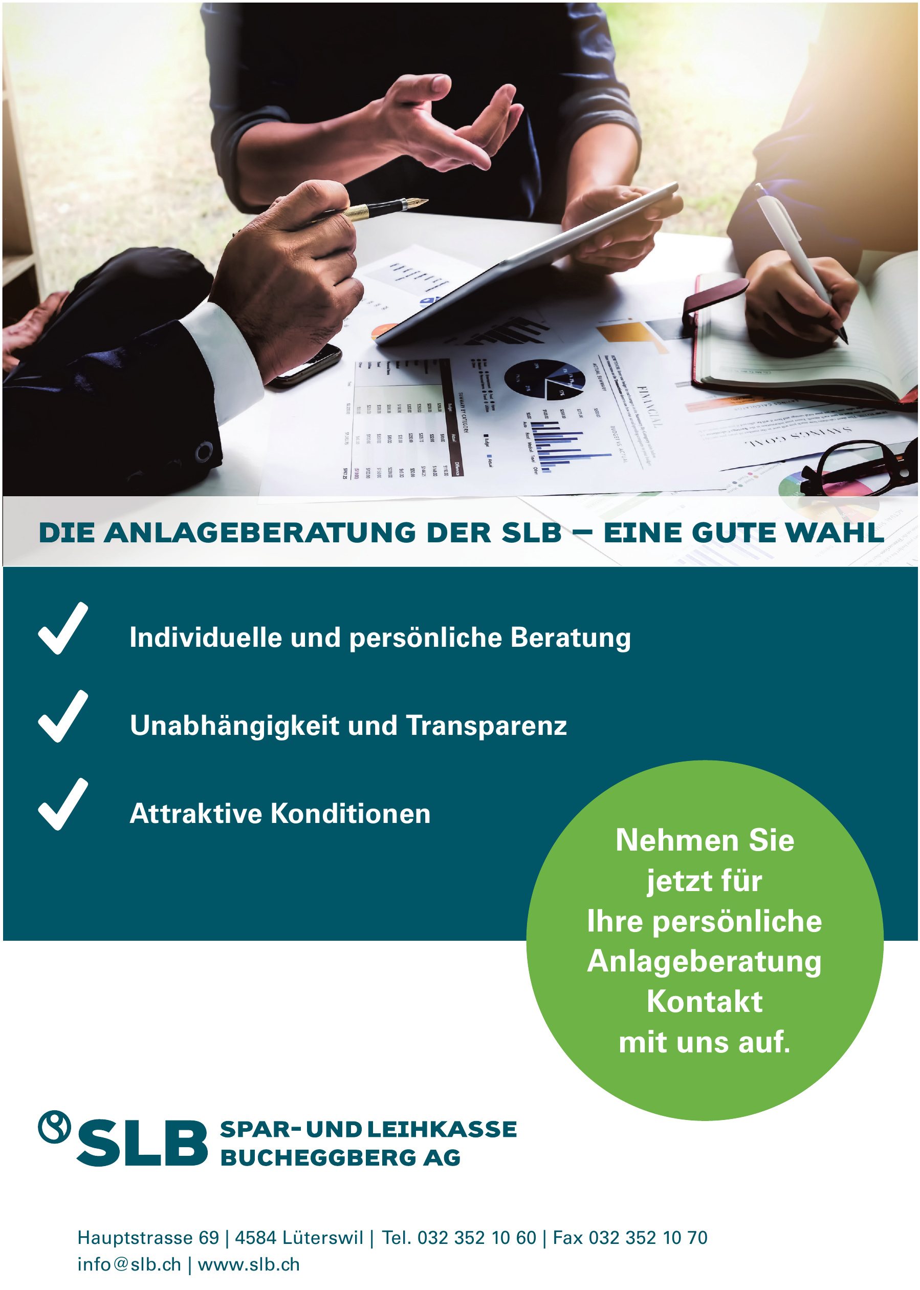 SLB Spar und Leihkasse Bucheggberg AG SLB Spar und Leihkasse Bucheggberg AG