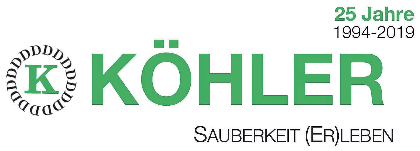 Jubiläumslogo 25 Jahre KÖHLER Jubiläumslogo 25 Jahre KÖHLER