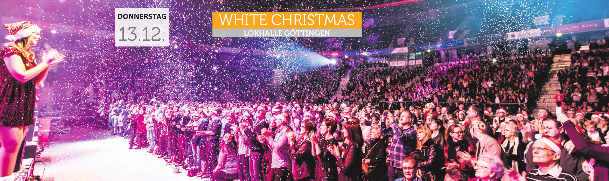 White Christmas - Lokhalle Göttingen, Donnerstag 13.12. FOTO: R White Christmas - Lokhalle Göttingen, Donnerstag 13.12. FOTO: R