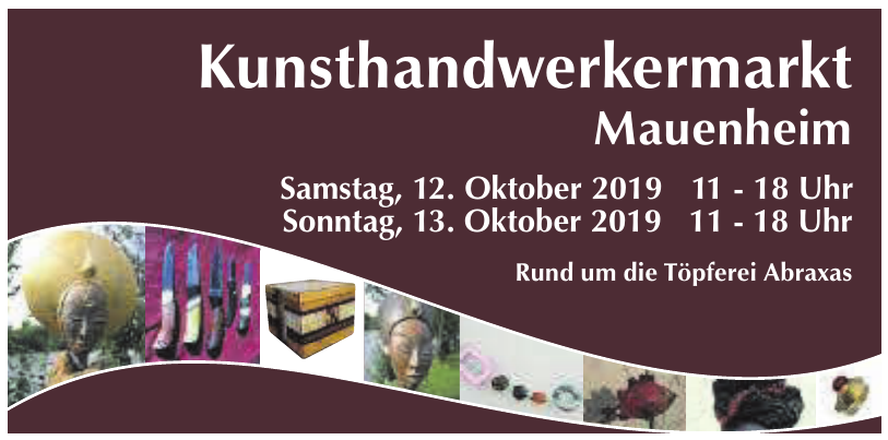 Kunsthandwerkermarkt Mauenheim Kunsthandwerkermarkt Mauenheim