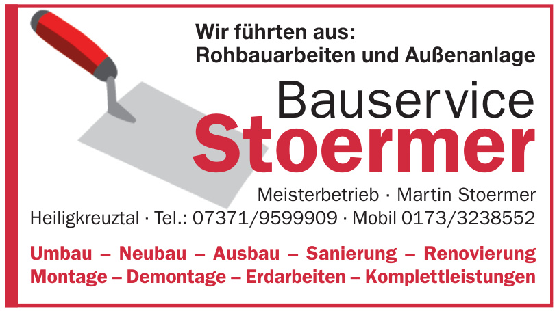 Bauservice Stoermer Bauservice Stoermer