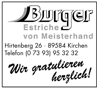 Burger Estriche von Meisterhand Burger Estriche von Meisterhand