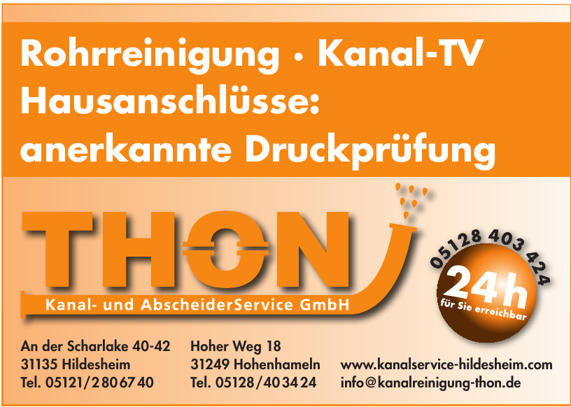 THON Kanal- und AbscheiderService GmbH THON Kanal- und AbscheiderService GmbH