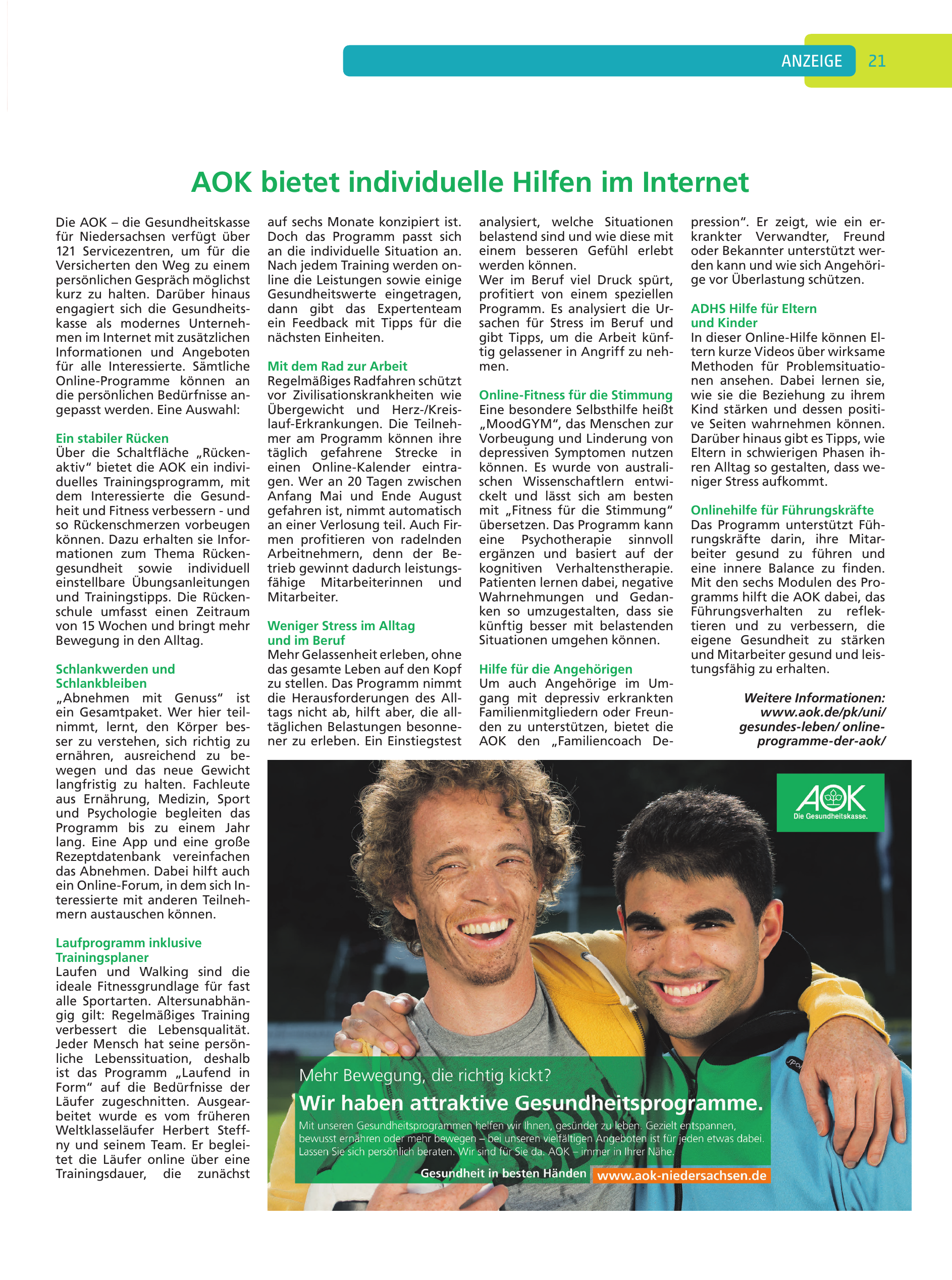 AOK-Die Gesundheitskasse AOK-Die Gesundheitskasse