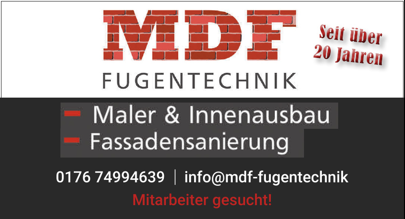 MDF Fugentechnik