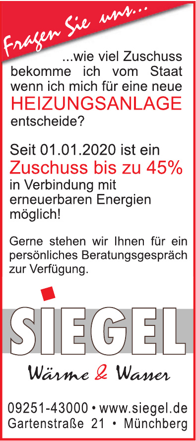 Siegel Wärme & Wasser Siegel Wärme & Wasser