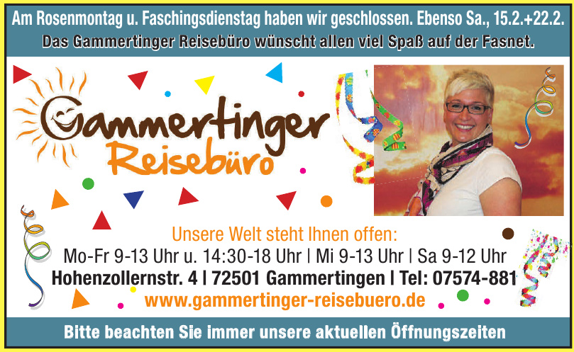 Gammertinger Reisebüro Gammertinger Reisebüro