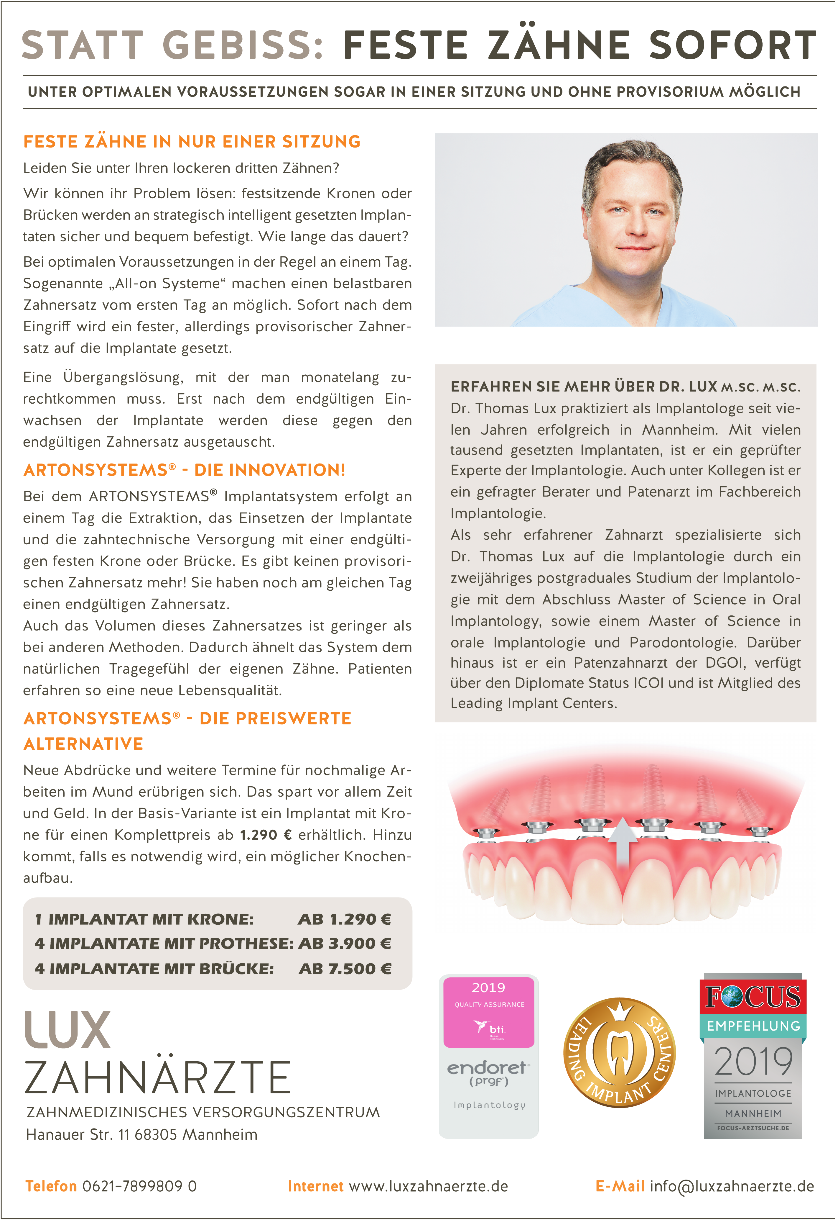 Lux Zahnärzte GmbH Lux Zahnärzte GmbH