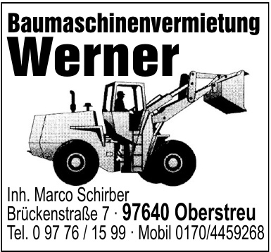 Baumaschinenvermietung Werner