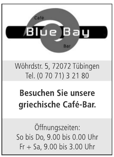 Café - Bar Blue Bay