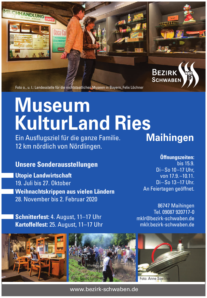 Bezirk Schwaben - Museum KulturLand Ries Bezirk Schwaben - Museum KulturLand Ries
