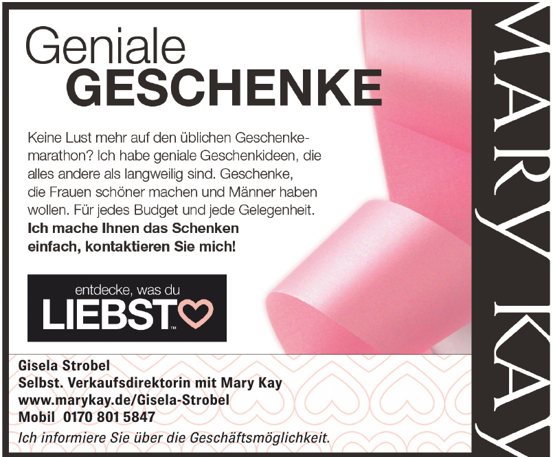 Mary Kay Gisela Strobel Mary Kay Gisela Strobel