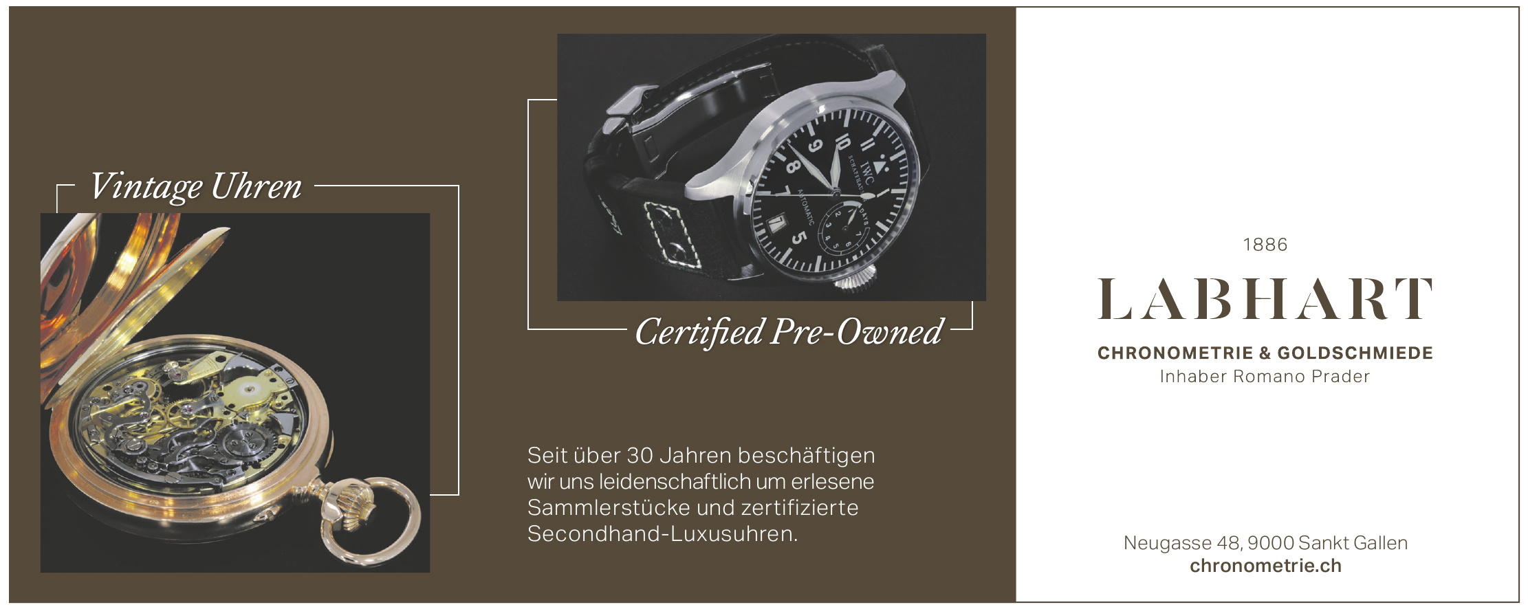 LABHART Chronometrie & Goldschmiede LABHART Chronometrie & Goldschmiede