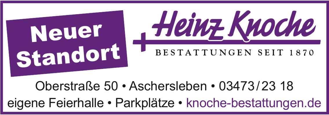 Heinz Knoche Bestattungen Heinz Knoche Bestattungen