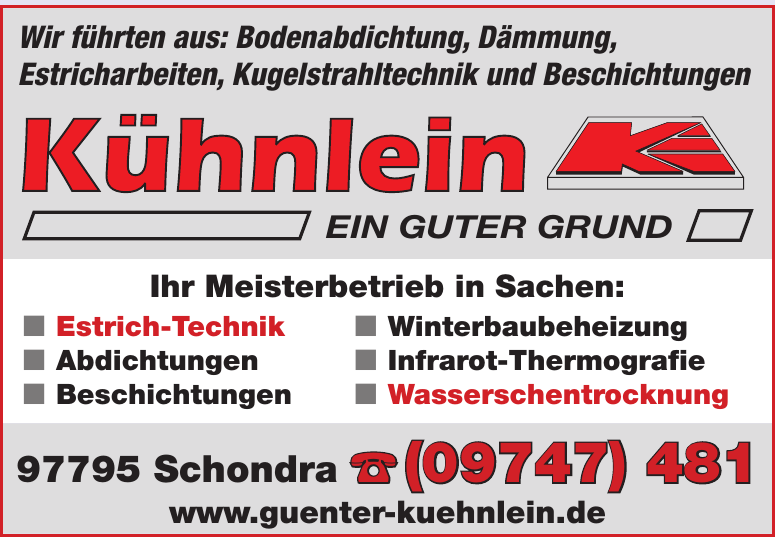 Kühnlein - Ein guter Grung Kühnlein - Ein guter Grung