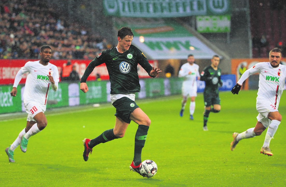 Wout Weghorst und der VfL siegten auch in Augsburg. Foto: regios24/Philippe Ruiz Wout Weghorst und der VfL siegten auch in Augsburg. Foto: regios24/Philippe Ruiz