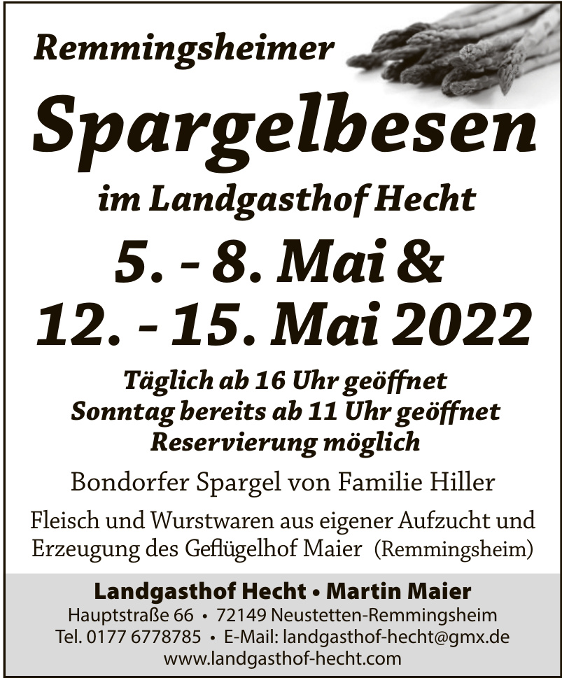 Landgasthof Hecht Martin Maier Landgasthof Hecht Martin Maier
