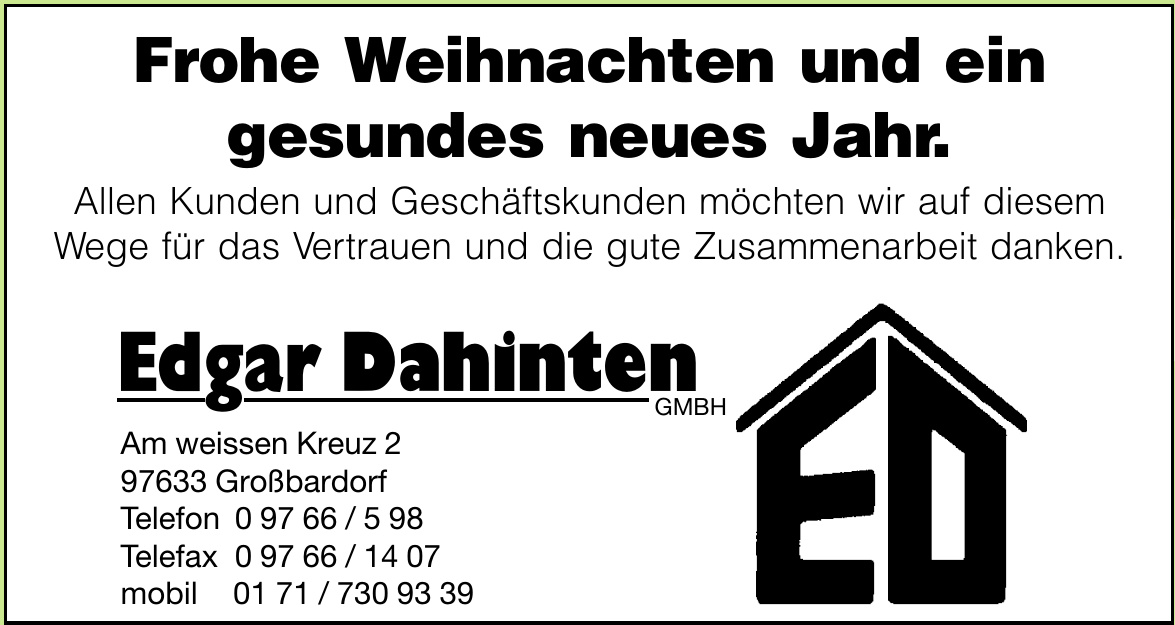 Edgar Dahinten GmbH Edgar Dahinten GmbH