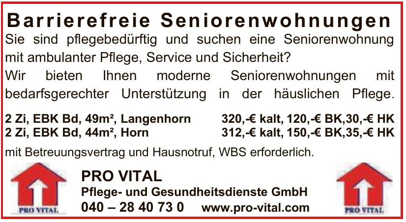 Pro Vital Pflege- und Gesundheitsdienste GmbH