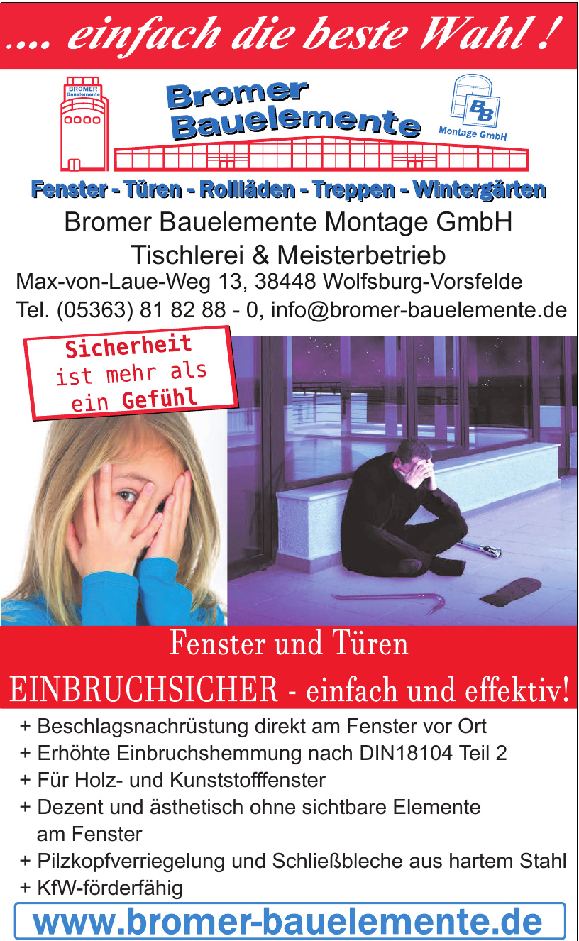 Bromer Bauelemente Montage GmbH Bromer Bauelemente Montage GmbH