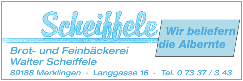 Scheiffele Scheiffele