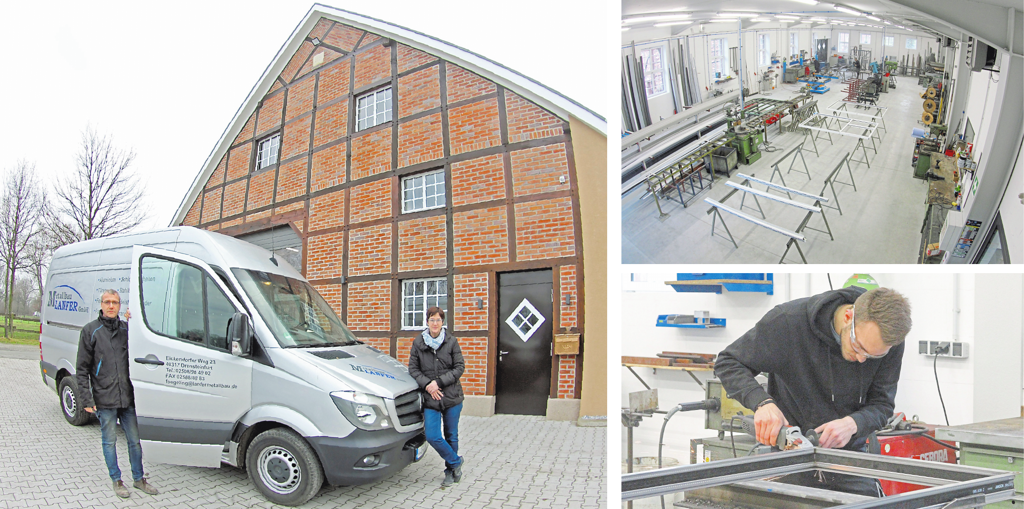 Viel Arbeit und Herzblut haben Norbert und Marion Fögeling in Umbau und Kernsanierung des alten Hofgebäudes investiert. Entstanden ist eine lichtdurchflutete Produktionshalle, die den Beschäftigten optimale Arbeitsbedingungen bietet. Fotos (4): Dietmar Jeschke Viel Arbeit und Herzblut haben Norbert und Marion Fögeling in Umbau und Kernsanierung des alten Hofgebäudes investiert. Entstanden ist eine lichtdurchflutete Produktionshalle, die den Beschäftigten optimale Arbeitsbedingungen bietet. Fotos (4): Dietmar Jeschke