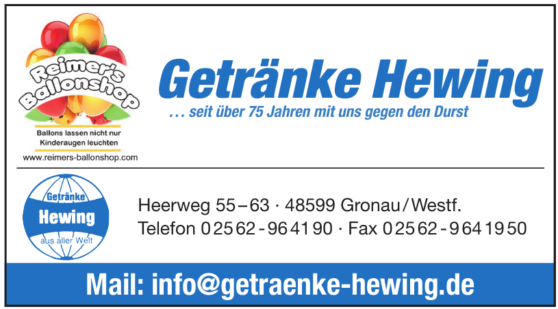 Getränke Hewing Getränke Hewing