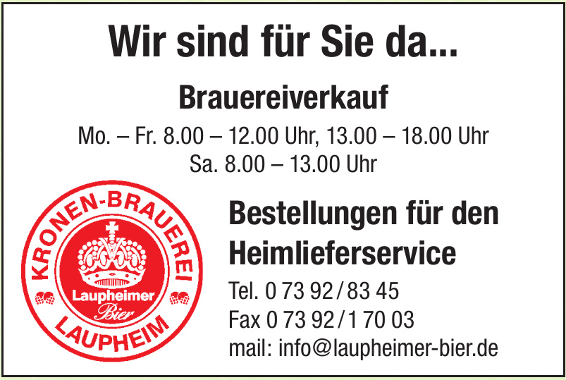 Kronen Brauerei Laupheim Kronen Brauerei Laupheim