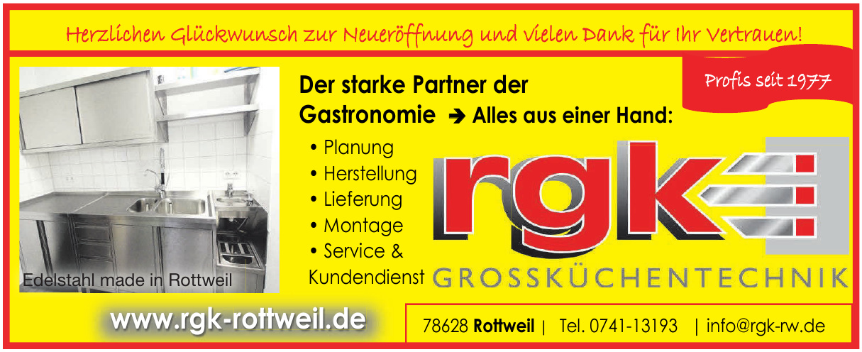 RGK Großküchen Herstellungs GmbH & Co.KG
