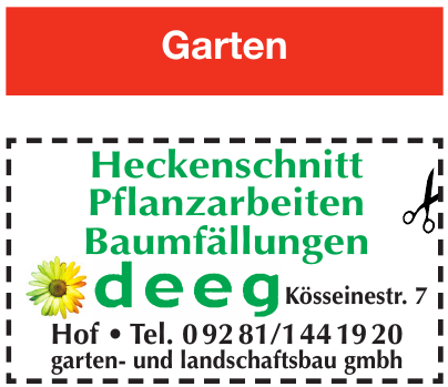 Deeg Garten- & Lanschaftsbau GmbH Deeg Garten- & Lanschaftsbau GmbH