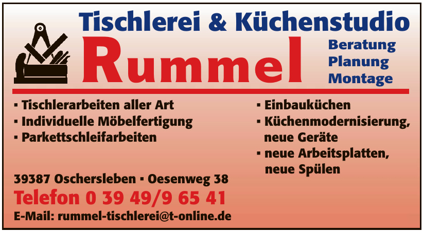 Tischlerei & Küchenstudio Rummel
