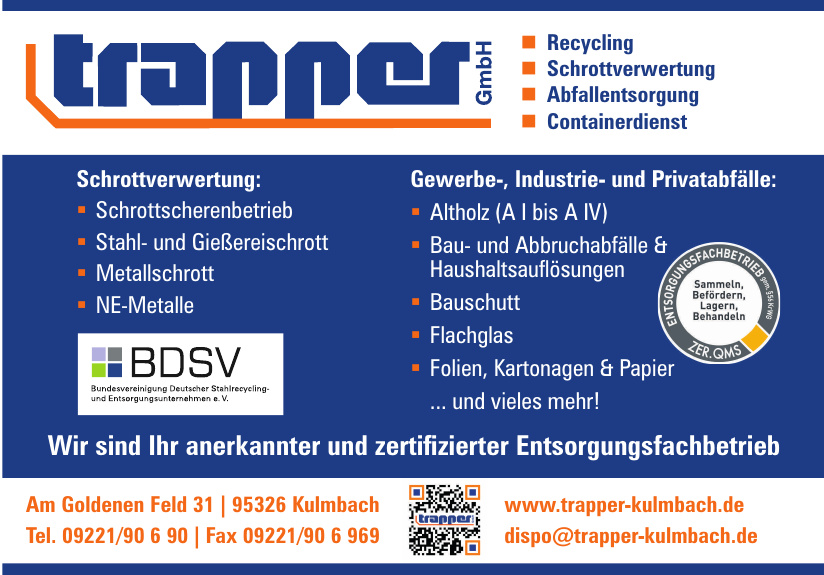Trapper GmbH Kulmbach
