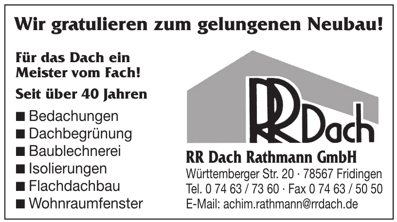 RR Dach Rathmann GmbH RR Dach Rathmann GmbH