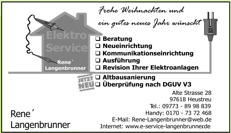 Elektro-Service Rene´ Langenbrunner Elektro-Service Rene´ Langenbrunner