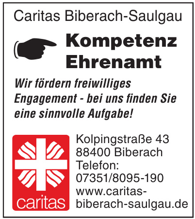 Caritas Biberach-Saulgau Caritas Biberach-Saulgau