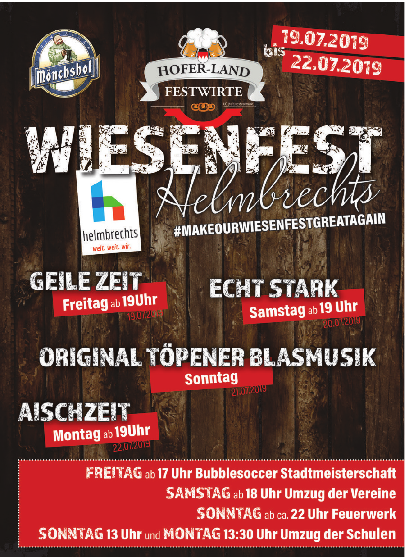 Wiesenfest Helmbrechts Wiesenfest Helmbrechts