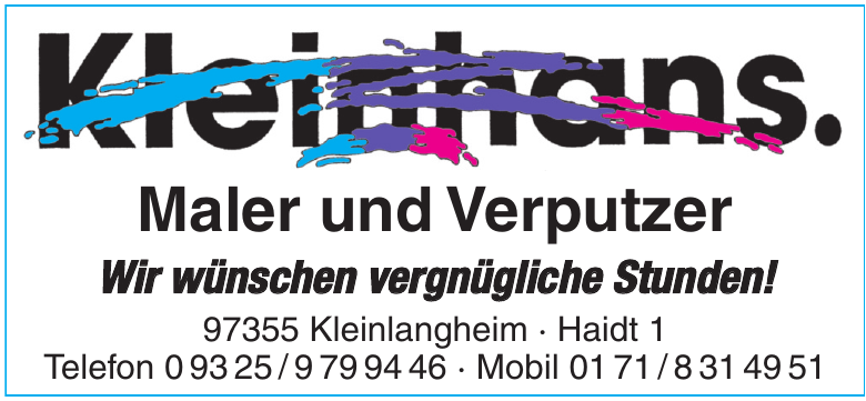Kleinhans Kleinhans