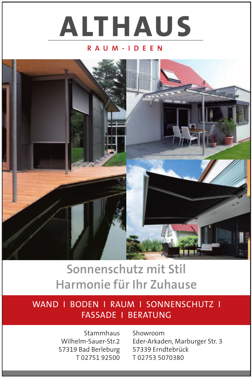 Althaus Raum-Ideen Althaus Raum-Ideen