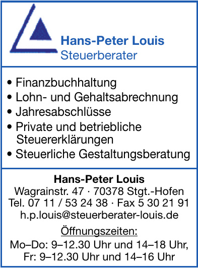 Hans-Peter Louis Steuerberater