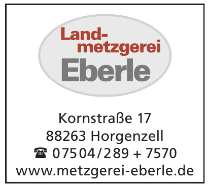 Landmetzgerei Eberle Landmetzgerei Eberle