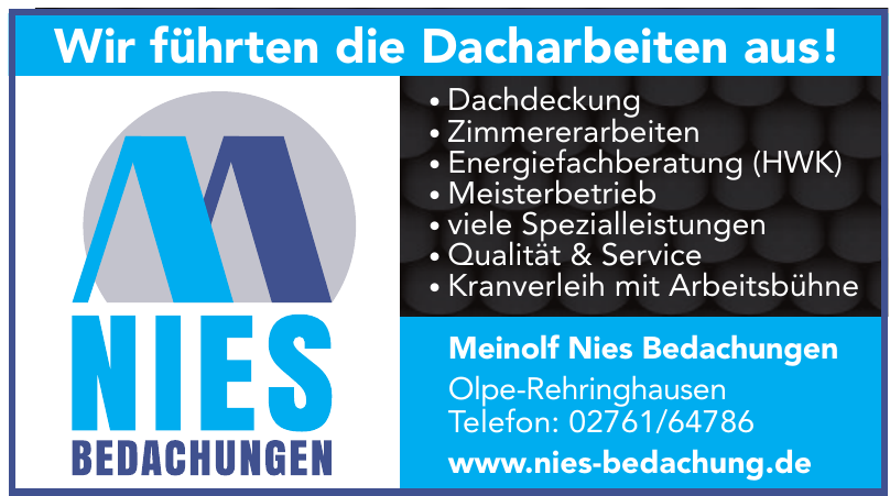 Meinolf Nies Bedachungen Meinolf Nies Bedachungen