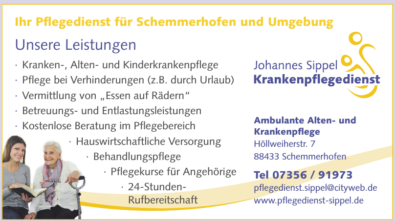 Ambulante Alten- und Krankenpflege Ambulante Alten- und Krankenpflege