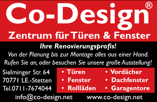 Co-Design, Zentrum für Türen und Fenster