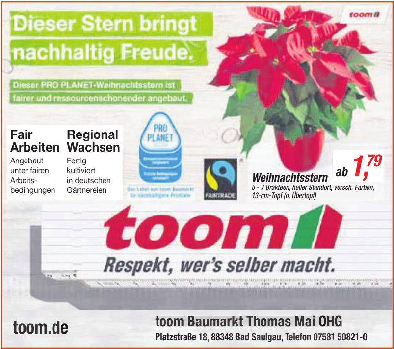 toom Baumarkt Thomas Mai OHG toom Baumarkt Thomas Mai OHG