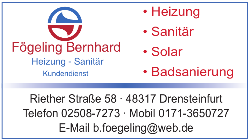 Fögeling Bernhard Fögeling Bernhard