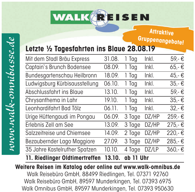 Walk Reisebüro GmbH Walk Reisebüro GmbH