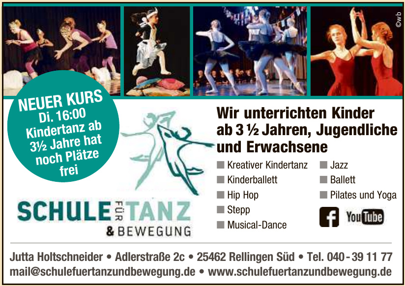 Schule für Tanz und Bewegung Jutta Holtschneider