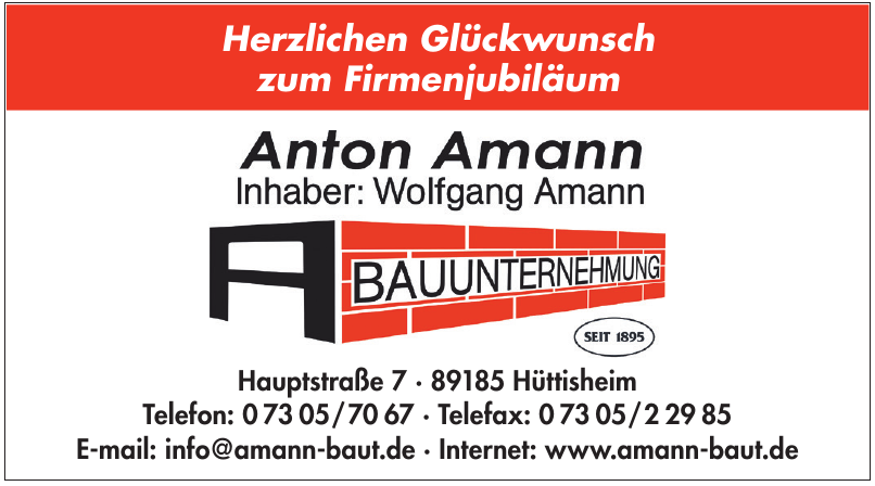 Anton Amann Bauunternehmung Anton Amann Bauunternehmung