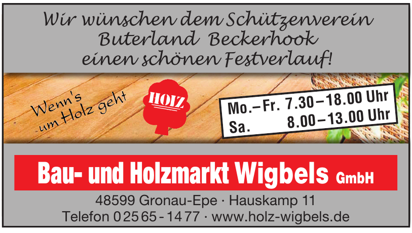Bau- und Holzmarkt Wigbels GmbH Bau- und Holzmarkt Wigbels GmbH